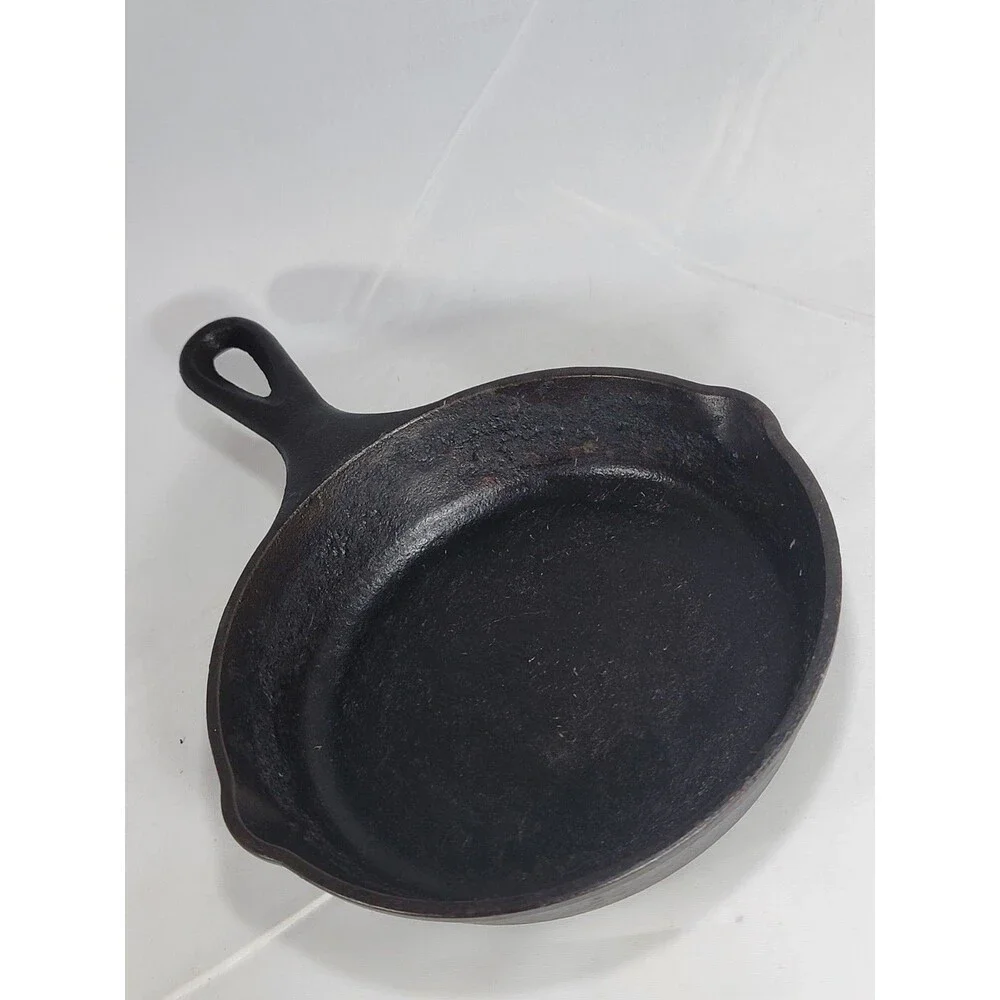 Lodge Statue of Liberty Cast Iron Frying Pan Skillet Rare 6